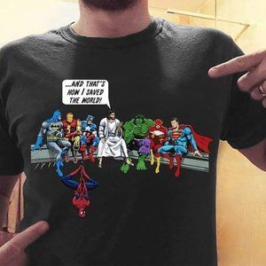 Jesus And Superhero T Shirt